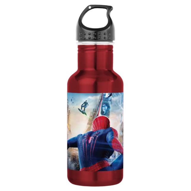 Botella de agua de Spider-Man – Deportes de superh (Anverso)