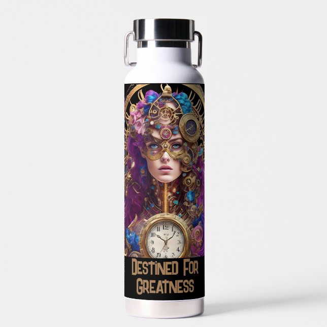 Botella de agua de Steampunk (Delantero)