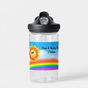 Botella de agua de Sun Sonriente