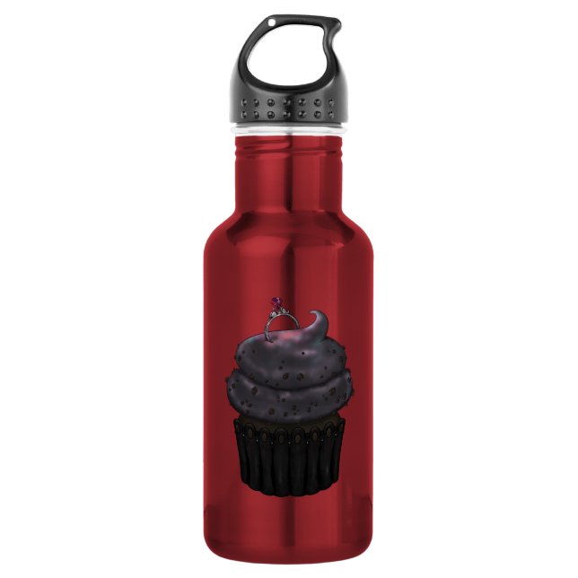 Botella de agua de tarta de dulce de compromiso (Anverso)