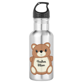 Botella de agua de Teddy Bear Cute para niños con 