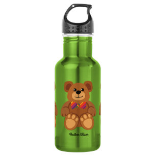 Botella de agua de Teddy Bear Cute para niños con