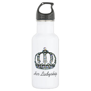 Botella de agua de Tiara "Su Liderazgo"