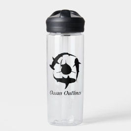 Botella de agua de tiburón