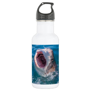 Botella de agua de Tiburón Blanco Grande