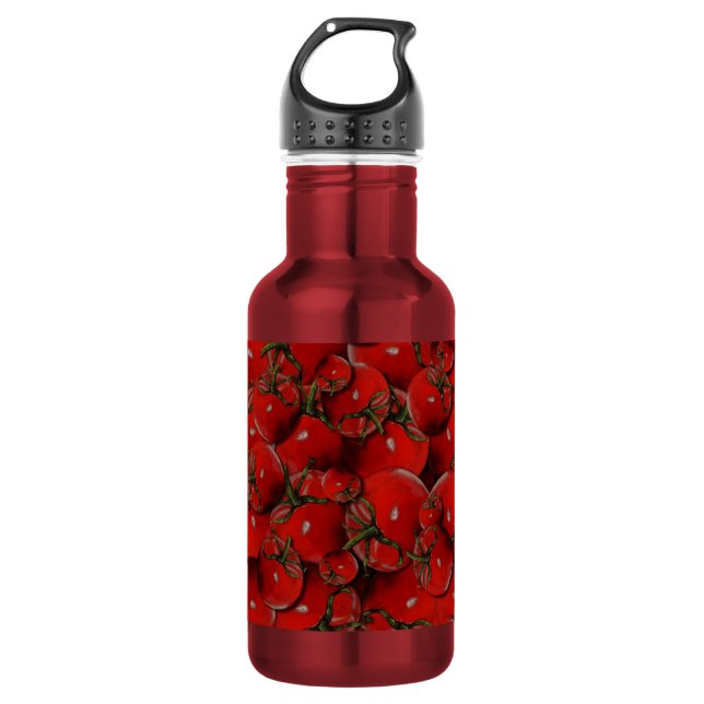 Botella de agua de tomates (Anverso)