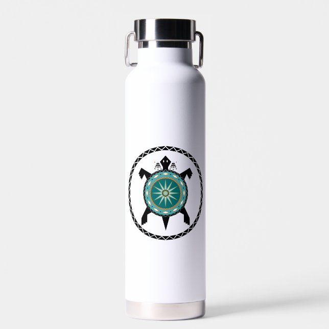 Botella de agua de tortuga nativa (Delantero)