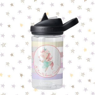 Botella de agua de Unicornio Fiesta de danza