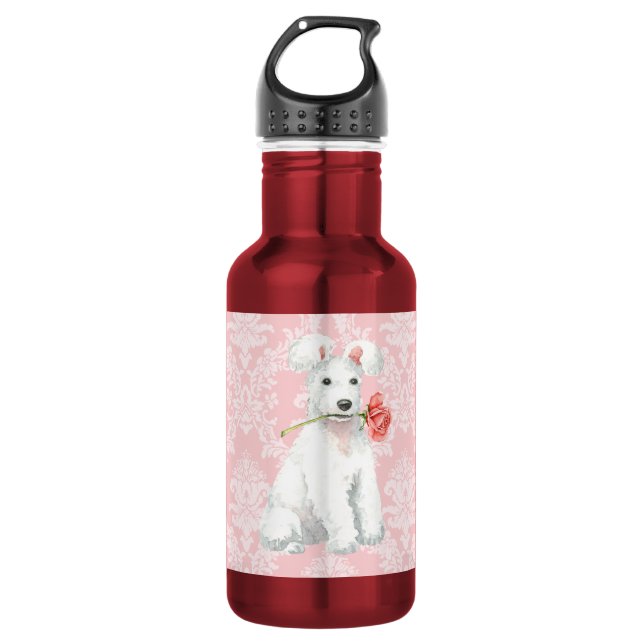 Botella de agua de Valentine Rosa Pumi (Anverso)