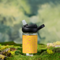 Botella de agua de verano de los niños con puntos
