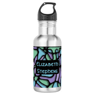 Botella de agua de vidrio emplomado Neuroart