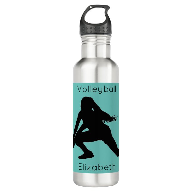 Botella de agua de voleibol (Anverso)