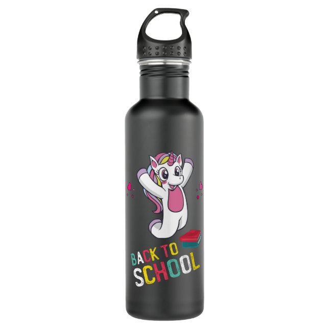 Botella De Agua De vuelta a la escuela (Anverso)