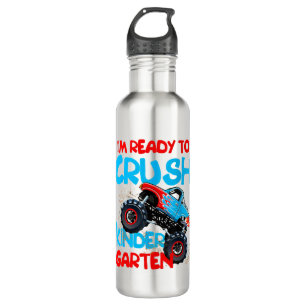 Botella De Agua De Vuelta A La Escuela Niños Primer Día De Los Mon