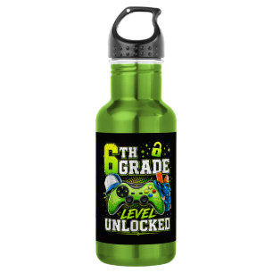 Botella De Agua De vuelta a la escuela nivel 6to sexto grado desbl