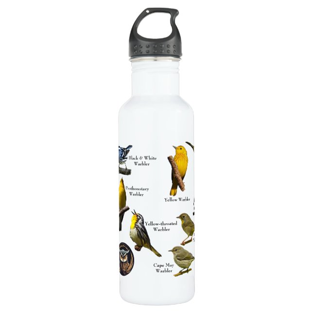 Botella de agua de Warblers (Anverso)