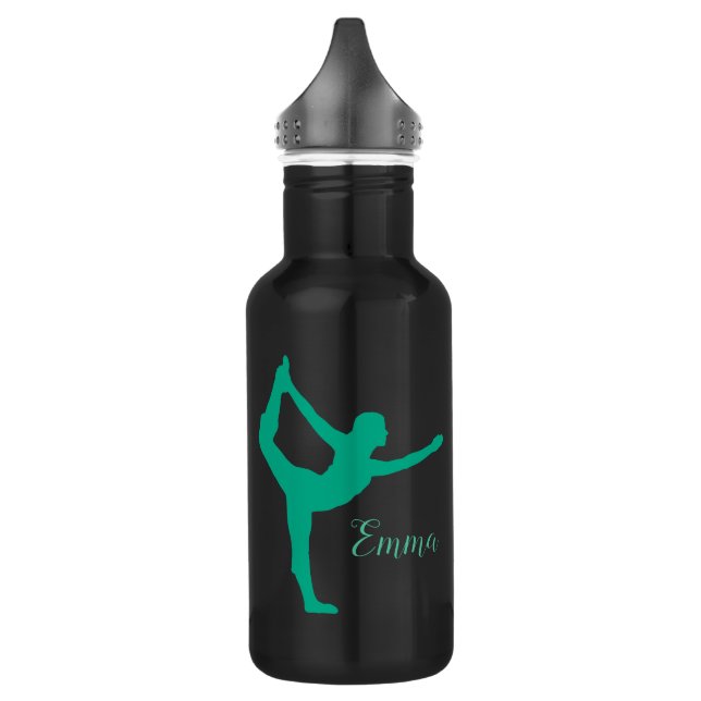 Botella de agua de yoga personalizada | Regalo de  (Izquierda)