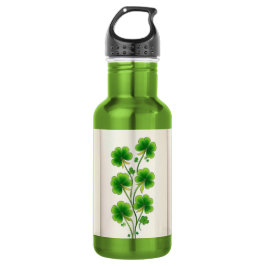 Botella De Agua Decoración de Shamrock