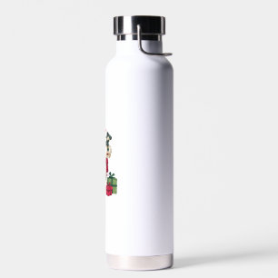 Botella De Agua Decoración Fiesta Santa Gigante Perro Schnauzer Ch