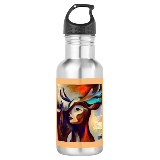 Botella De Agua Deer animal espiritual 2 (Anverso)