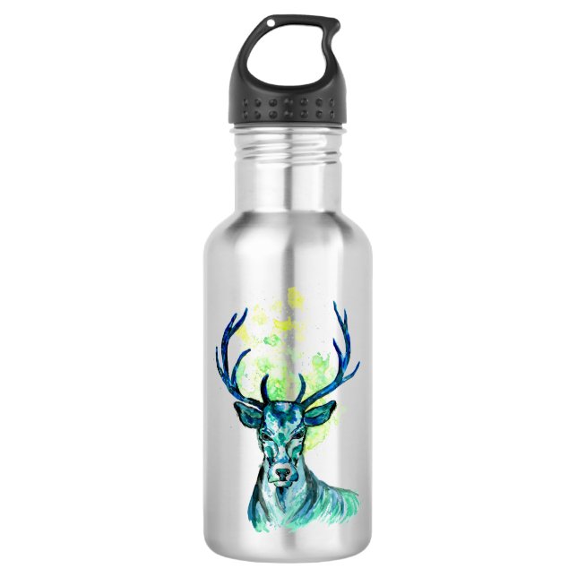 Botella De Agua Deer azul (Anverso)