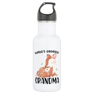Botella De Agua Deer Doe y la abuela más grande del mundo