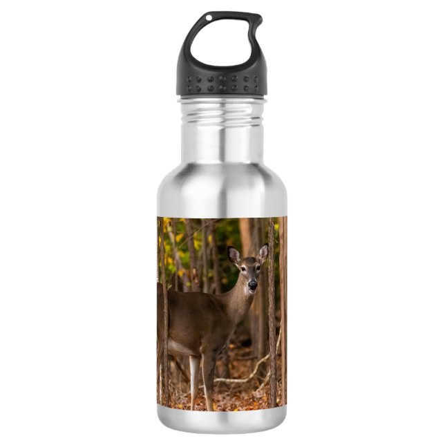 Botella De Agua Deer en Woods (Anverso)