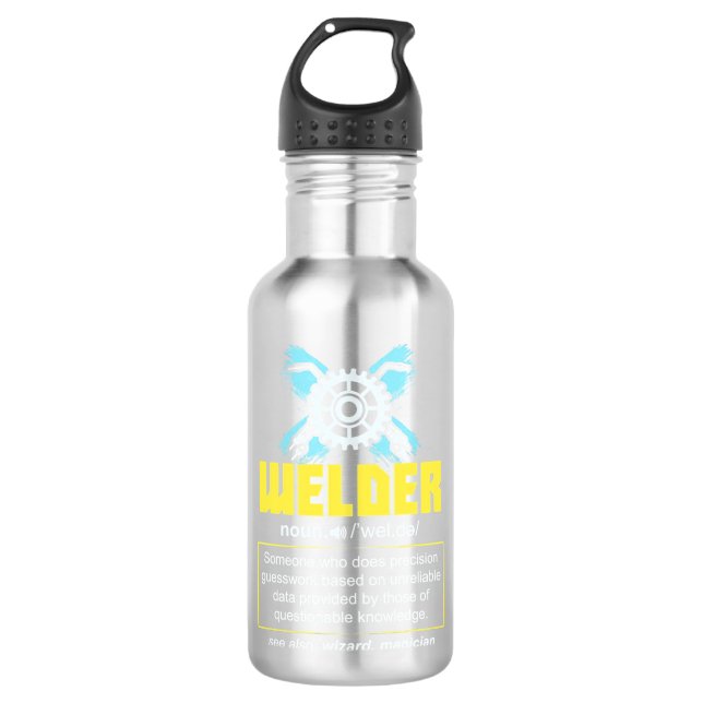 Botella De Agua Definición de soldadura (Anverso)