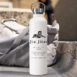 Botella De Agua Definición divertida de Jiu Jitsu | Monograma pers<br><div class="desc">Diseño monocromático a la moda. Cambie el nombre para convertirlo en su propio diseño personalizado. Este diseño nunca quedará desfasado. Esta botella de agua, elegante y de moda, es el accesorio perfecto. Añada la redacción de su personalizado a este diseño utilizando los cuadros "Editar esta plantilla de diseño" en el...</div>