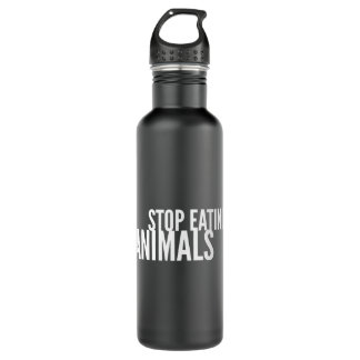 Botella De Agua Dejar de comer animales Veganism Vegan
