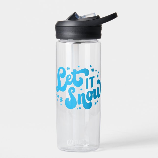 Botella De Agua Dejar que nieve diseño invernal (Izquierdo)