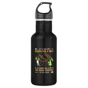 Botella De Agua Dejemos Que Nos Llevemos El Corazón Por Un Paseo