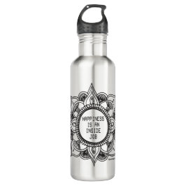 Botella de agua del acero inoxidable de la mandala