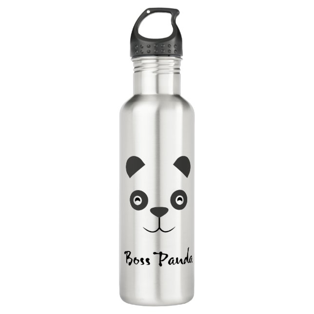 Botella de agua del acero inoxidable de la panda (Anverso)