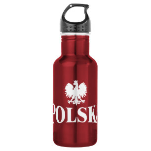 Botella de agua del águila Polska