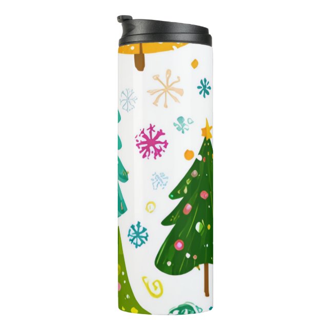 Botella de agua del árbol de Navidad – Manténgase  (Rotado hacia la derecha)