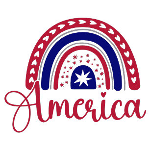 Botella de agua del arcoiris de Estados Unidos