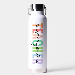 Botella de agua del arcoiris del profesor Pastel