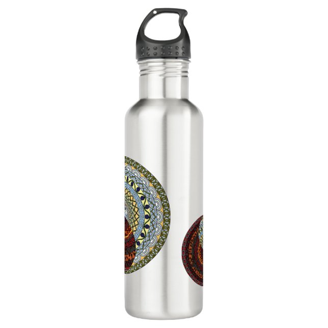 Botella de agua del cielo y el infierno (Anverso)