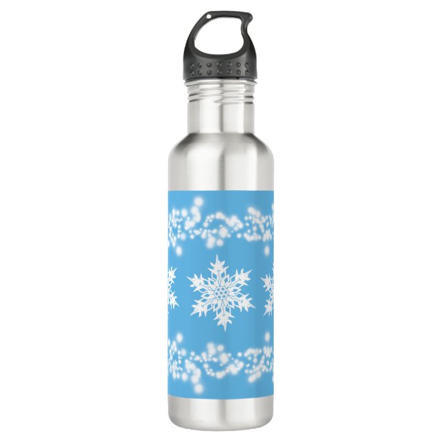 Botella de agua del copo de nieve (Anverso)