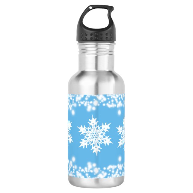Botella de agua del copo de nieve (Anverso)