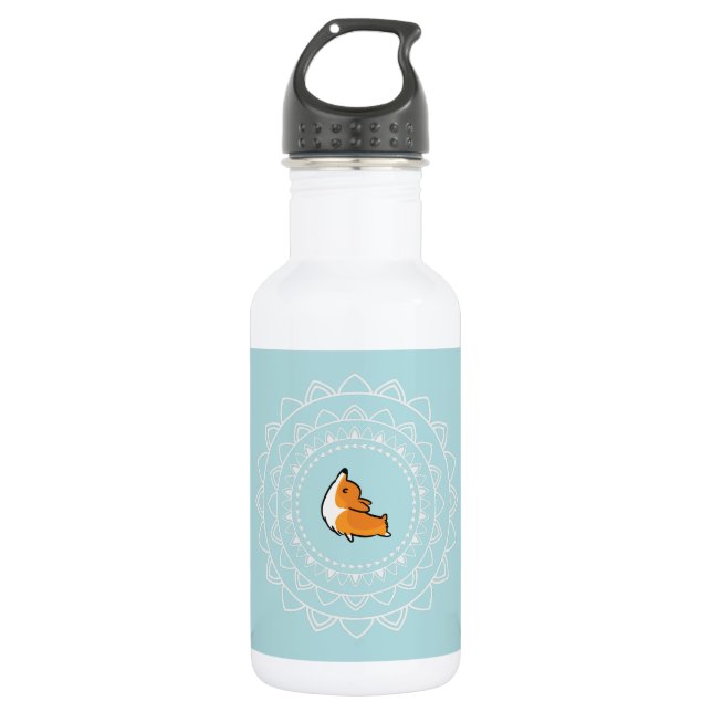 Botella de agua del Corgi de Namaste (Anverso)