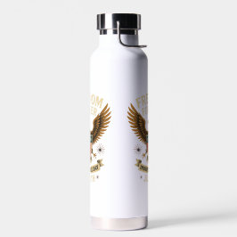 Botella de agua del día de la independencia