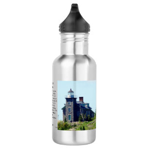 Botella de agua del faro de Huron Island