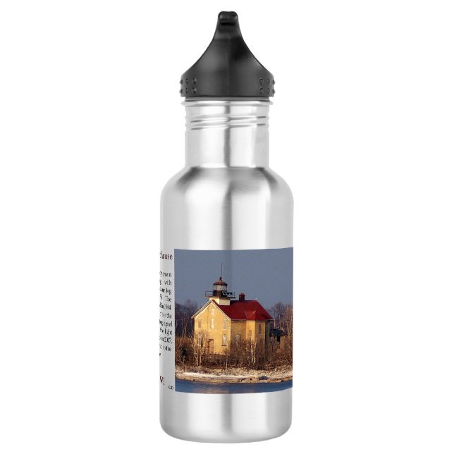 Botella de agua del faro de la isla piloto (Derecha)