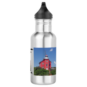 Botella de agua del faro de Marquette Harbour
