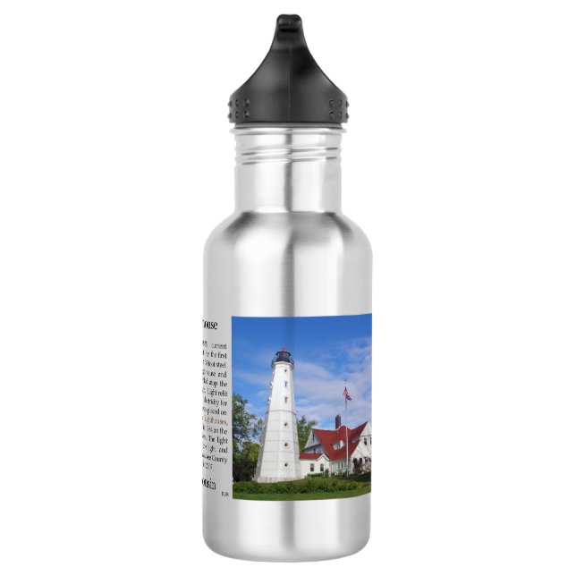 Botella de agua del Faro de North Point (Derecha)