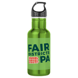 Botella de agua del FDPA verde