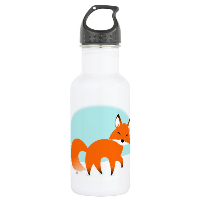 Botella de agua del Fox rojo (Anverso)