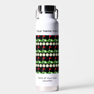 Botella de agua del icono de golf personalizada